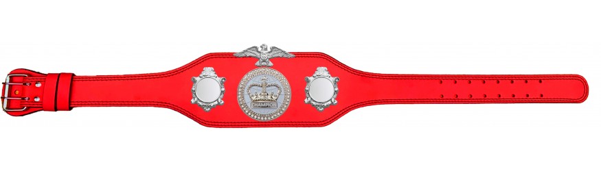 CHAMPIONSHIP BELT - BUD004/S/WHTGEM - AVAILABLE IN 4 COLOURS